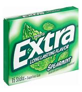 Extra Spearmint gum